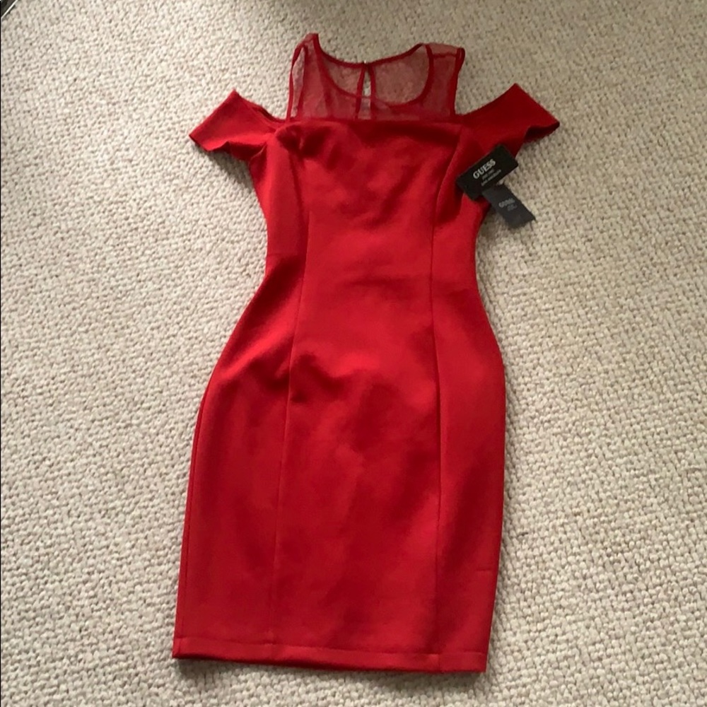 Red dress from guess